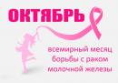 С 14 по 20 октября 2024 года - Неделя борьбы с раком молочной железы